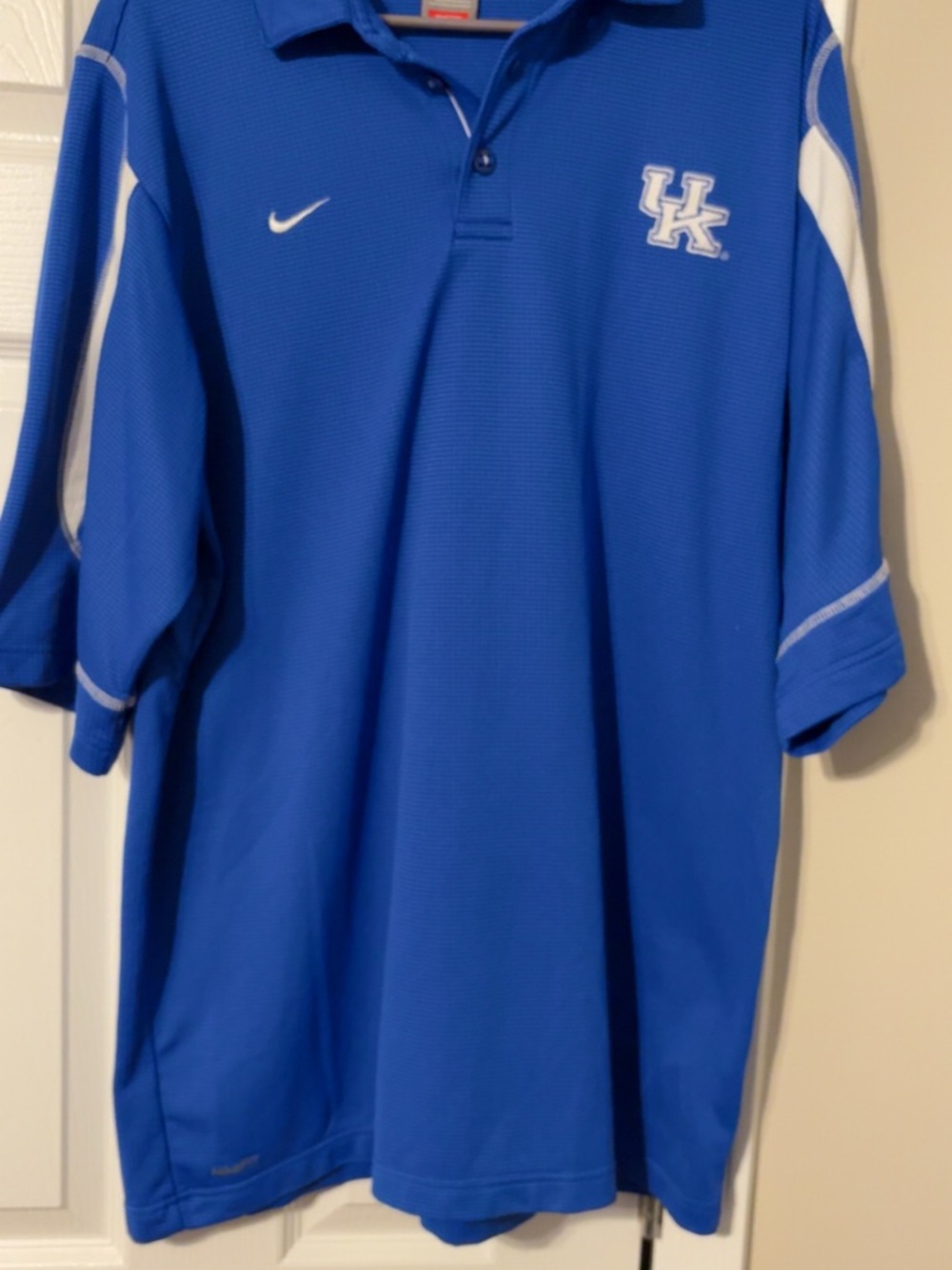 Nike Royal Blue UK Polo with White Accents